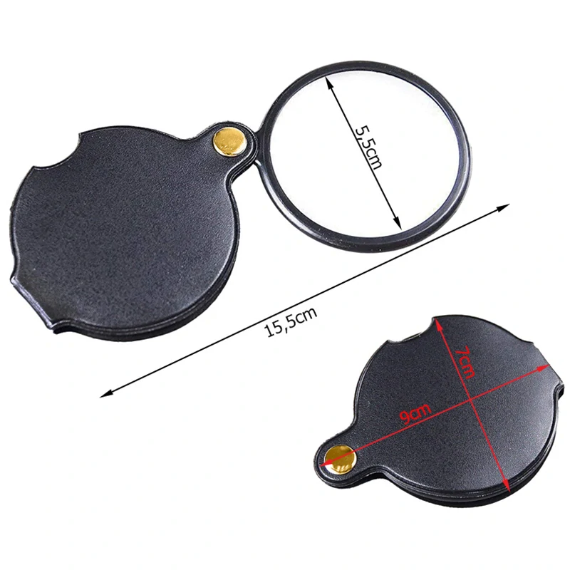 Lupa skladacia vrecková 55mm 3x DT7667