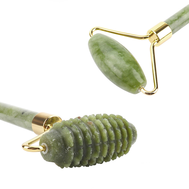 Jadeitový masážny valček na tvár