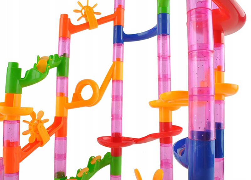 Guľôčková dráha XXL Kruzzel s 30 loptičkami