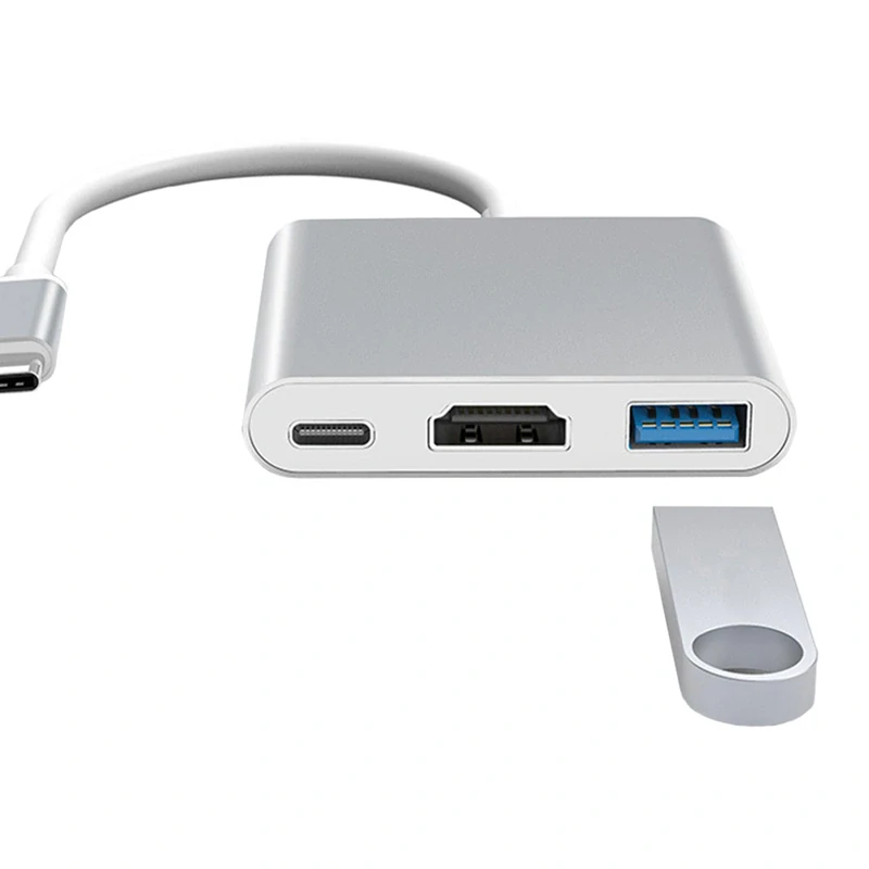 Adaptér USB 3v1 USB-C USB 3.0 HDMI 4K