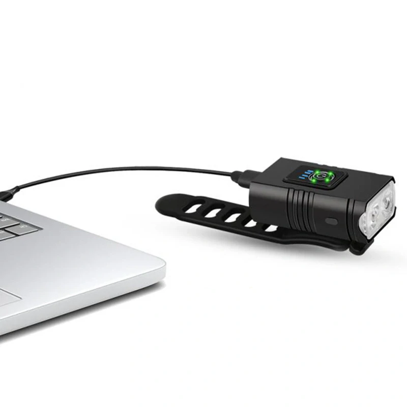 Sada predné a zadné svetlo na bicykel LED CREE XM-L T6