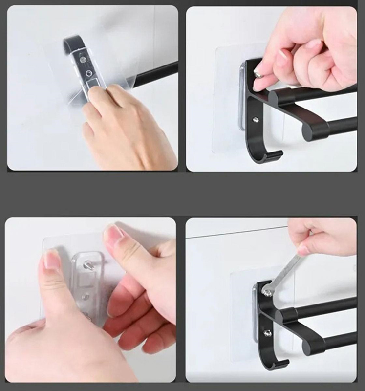 Nástenný vešiak na uteráky 50cm