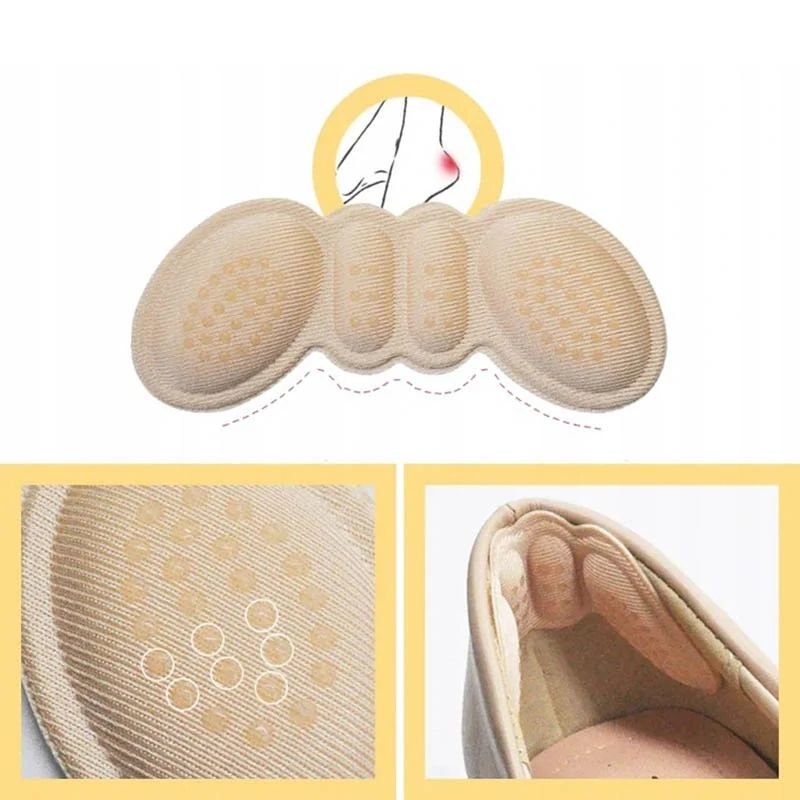 Pätové vložky do topánok proti otlakom lepiace 9,5x5cm 6mm (1 pár)