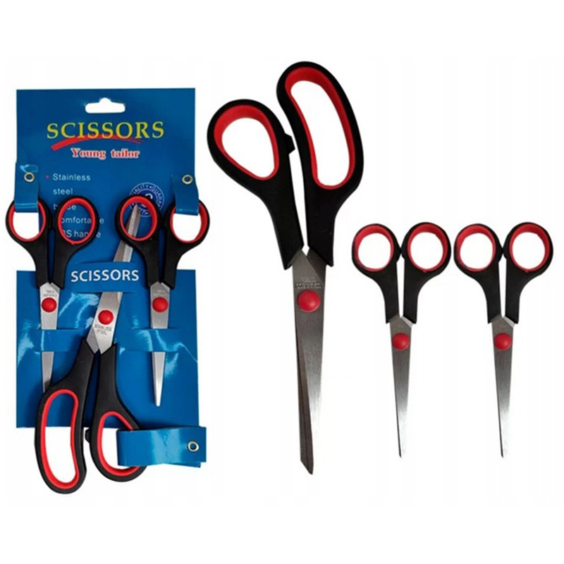 Kancelárske nožnice sada 3ks