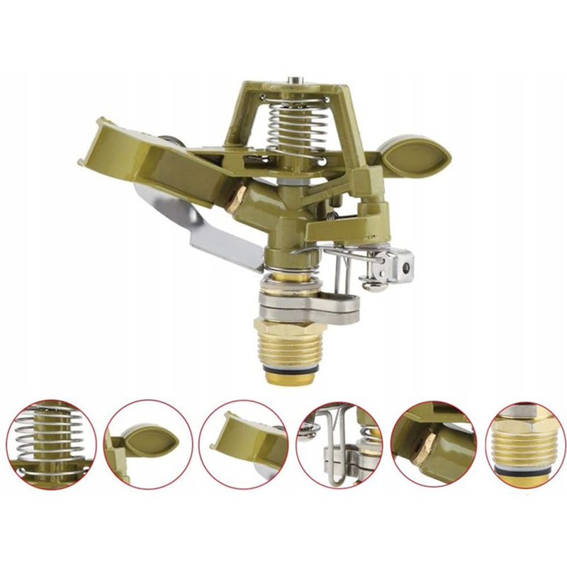 Záhradný rotačný zavlažovač kovový