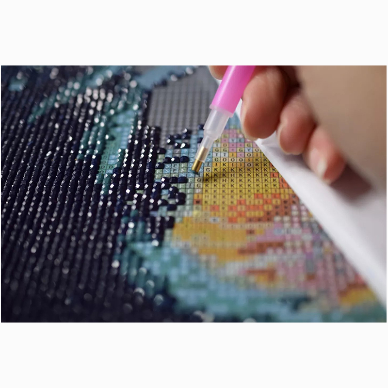 Diamantová výšivka Slnko