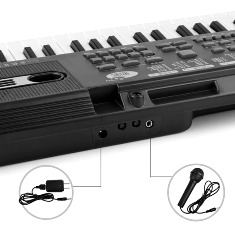 Elektronický keyboard s mikrofónom pre deti 61 klávesov