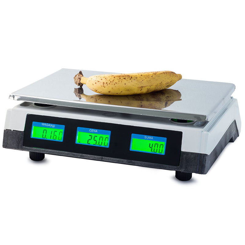 Obchodná váha ACS 40PL biela 40kg/5g