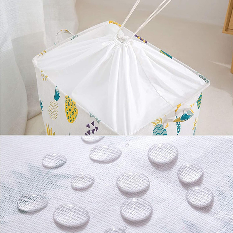 Kôš na prádlo organizér štvorec čierny 100L