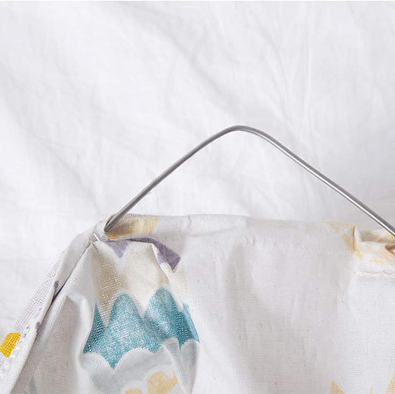 Kôš na prádlo organizér okrúhly čierny 45L