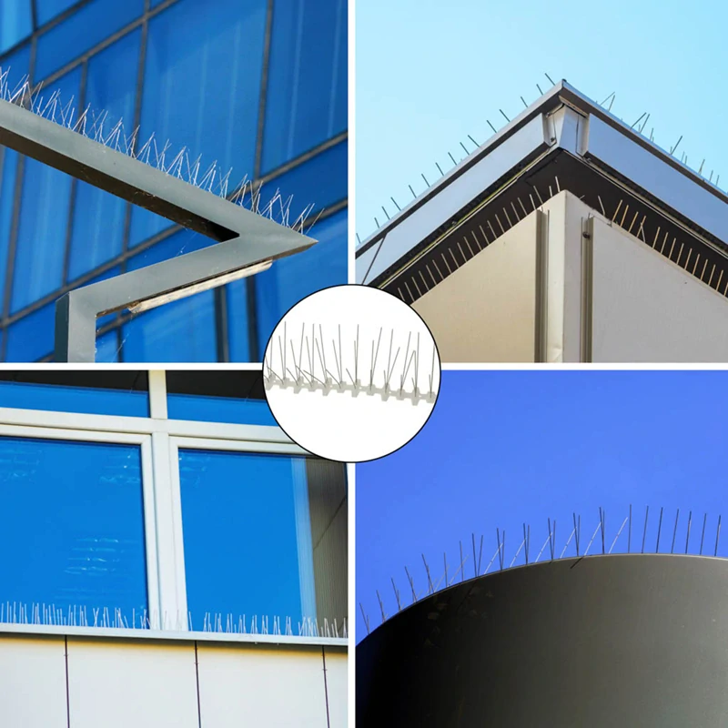 Kovové hroty na odpudzovanie vtákov