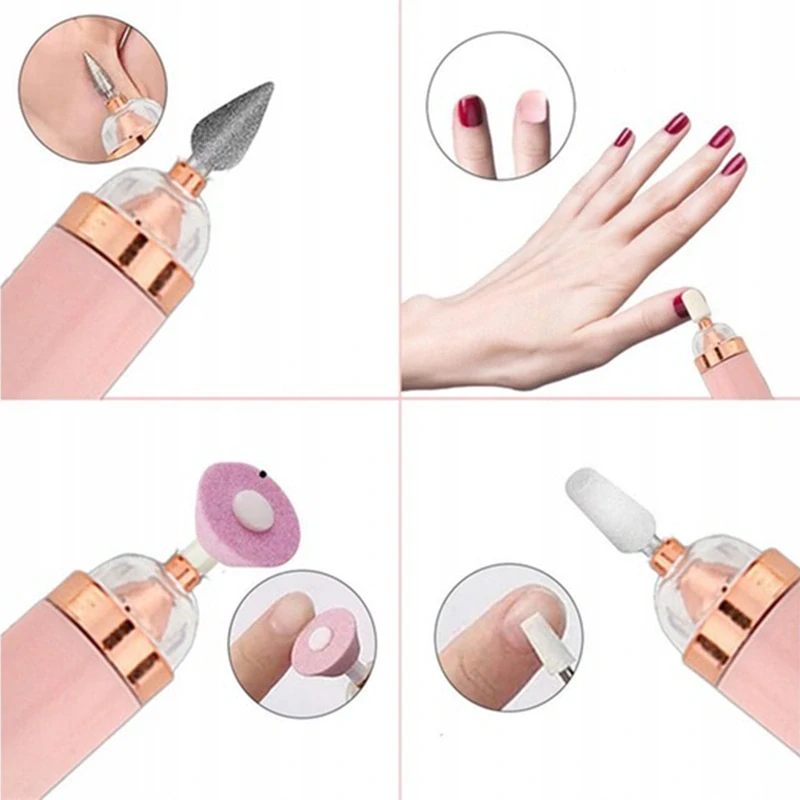 Sada na manikúru a pedikúru + 5 nástavcov