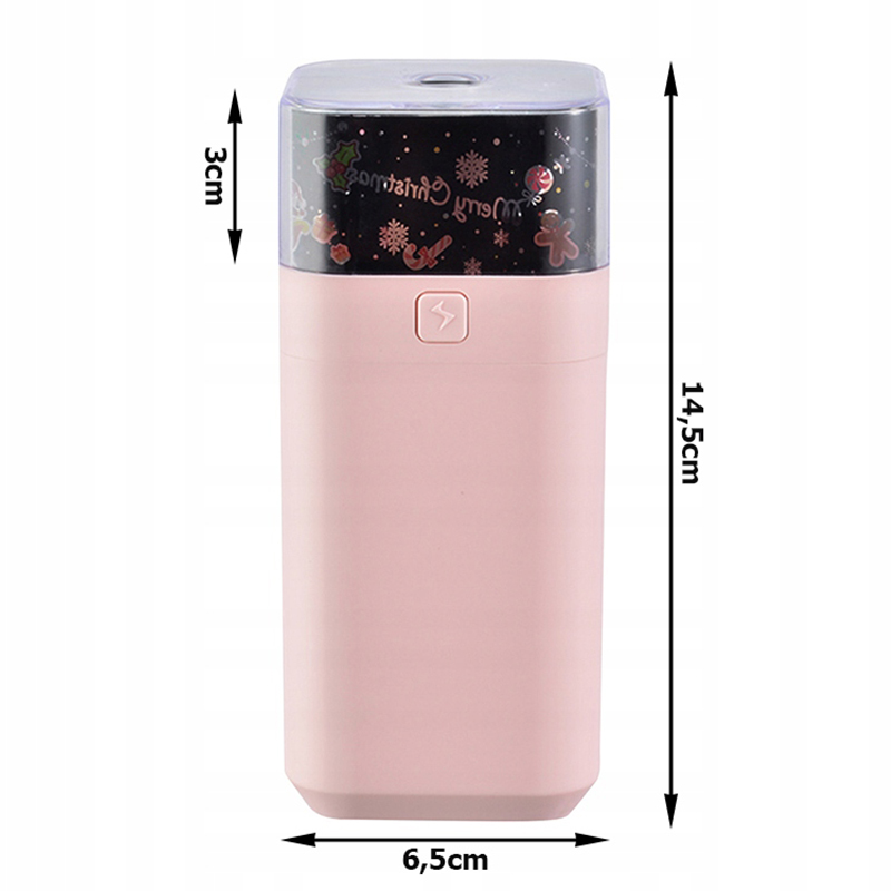 Zvlhčovač vzduchu mini s projektorom nočnej oblohy