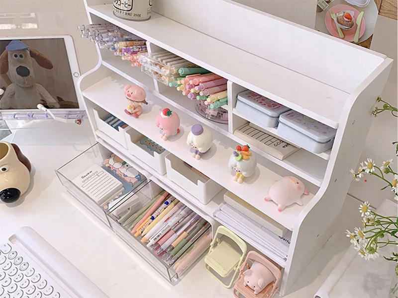 Organizér s poličkami 42x48x17cm