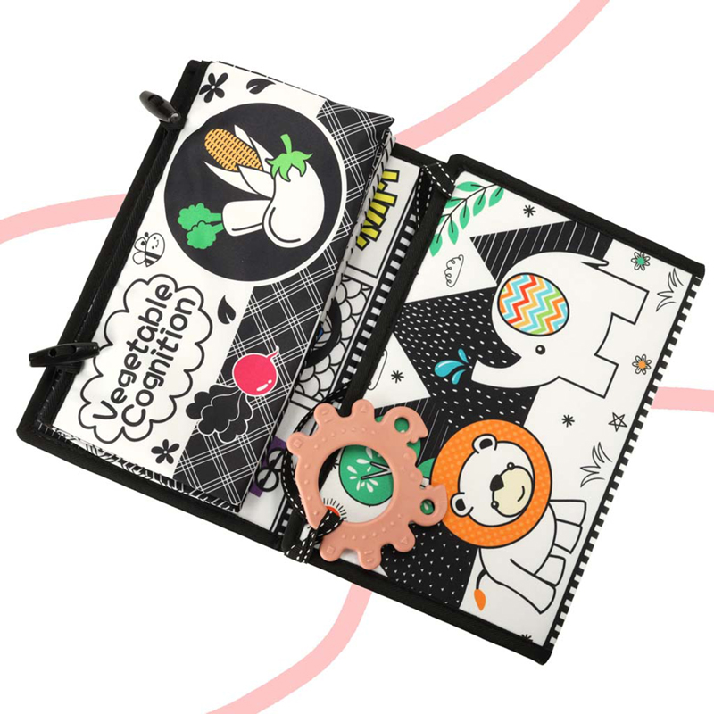 Detská senzorická kniha so zrkadlom