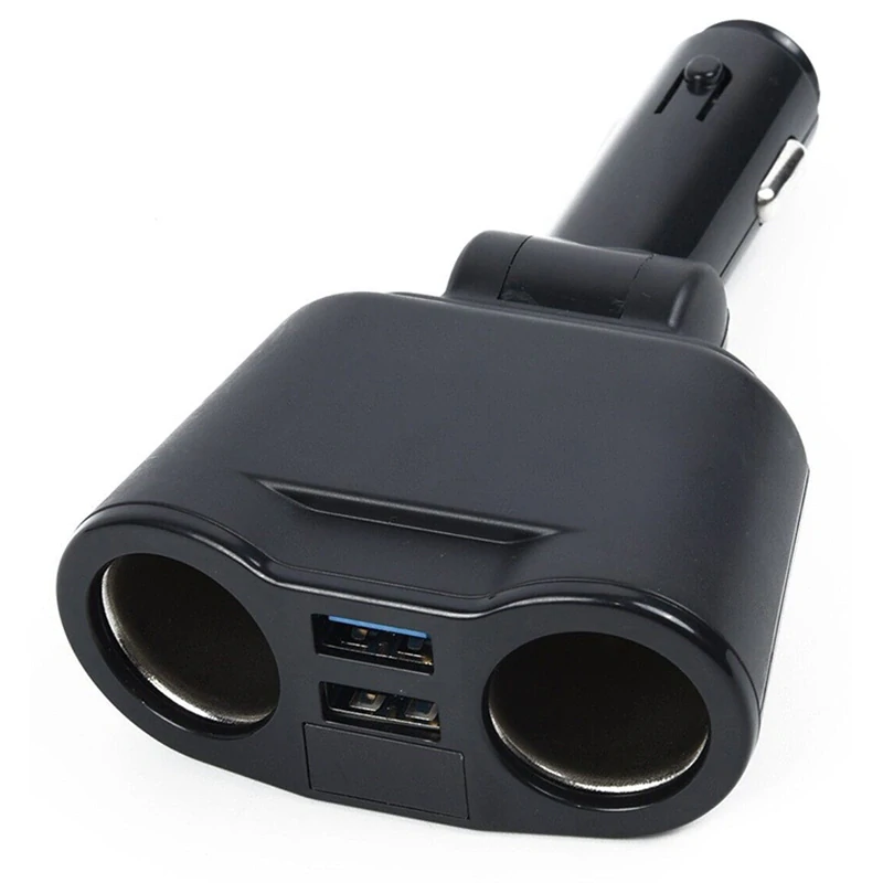 Rozdeľovač autozásuvky 12V 2xUSB s voltmetrom