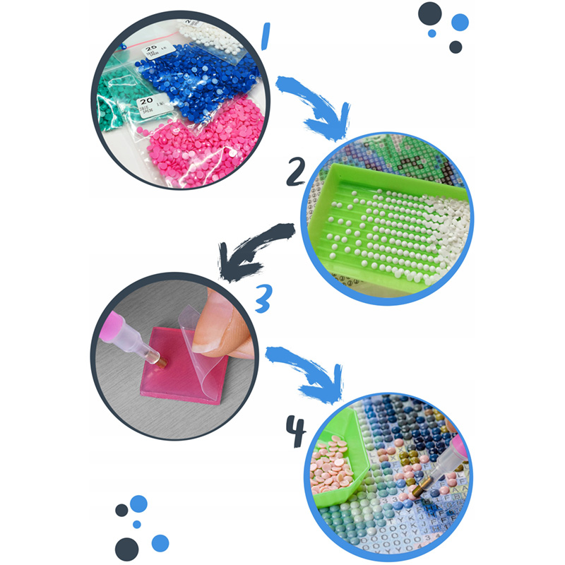 Diamantová výšivka 30x40cm Japonská záhrada