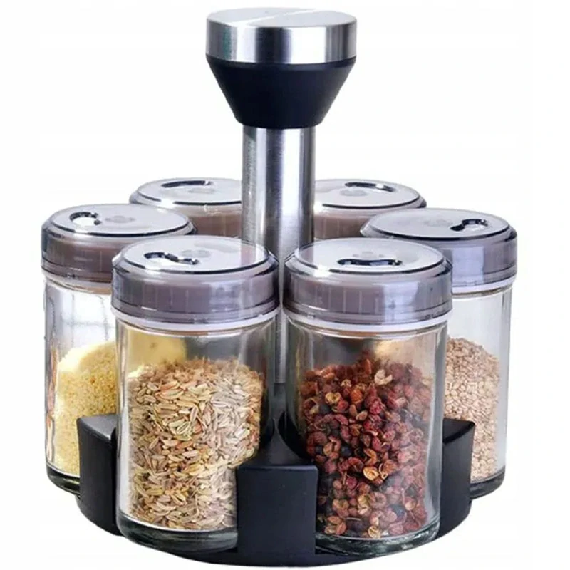 Sada koreničiek v otočnom stojane