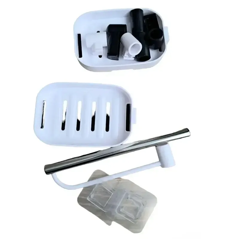 Nástenný kúpeľňový vešiak na kozmetiku otočný