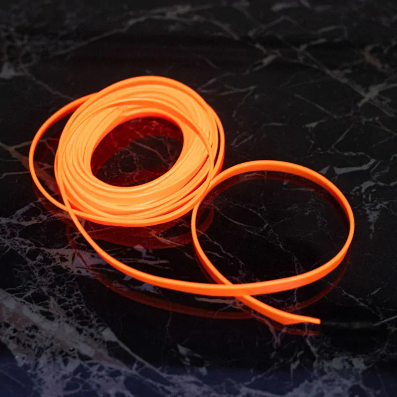 Ambientné LED osvetlenie do auta 5m oranžové