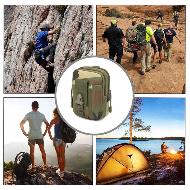 Taška na opasok taktická zelená