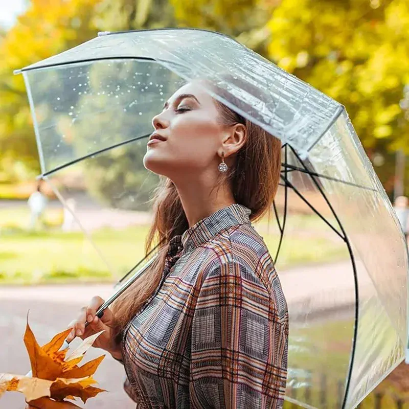 Dáždnik transparentný automatický 95cm