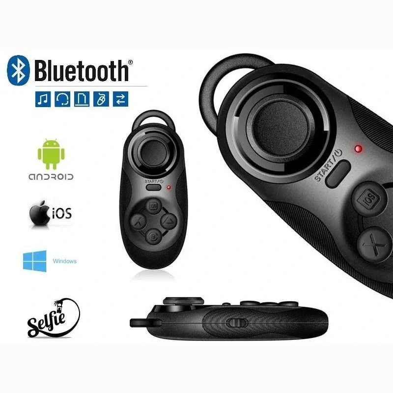 Multifunkčný mini Bluetooth ovládač a gamepad pre smartfón a tablet