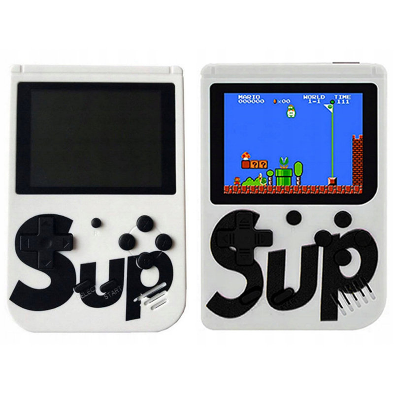 Herná konzola Sup Retro so 400 hrami biela + ovládač navyše