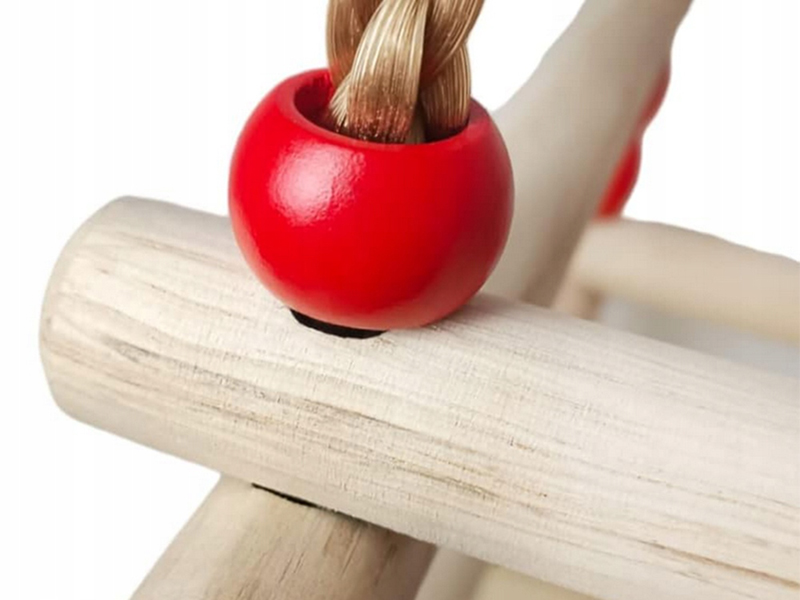 Detská záhradná drevená hojdačka