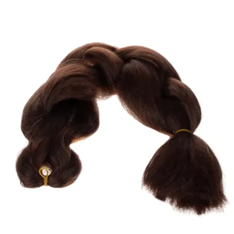 Syntetické vlasy - Vrkoč hnedý 60cm