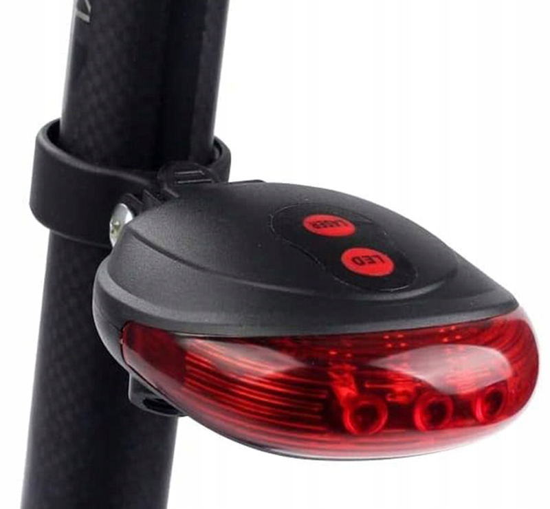 Zadné svetlo na bicykel  s laserom SL-116