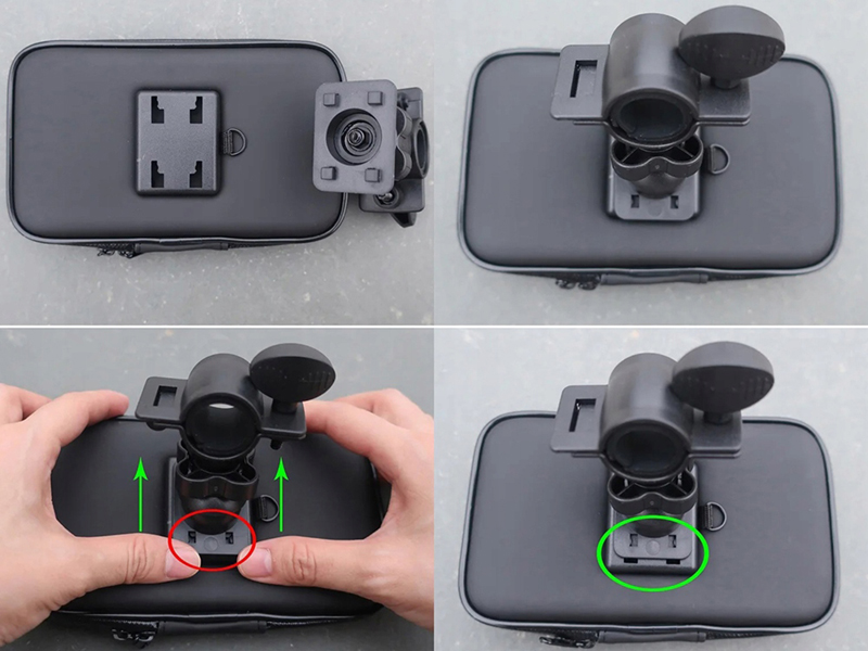 Držiak telefónu na bicykel otočný LX-01