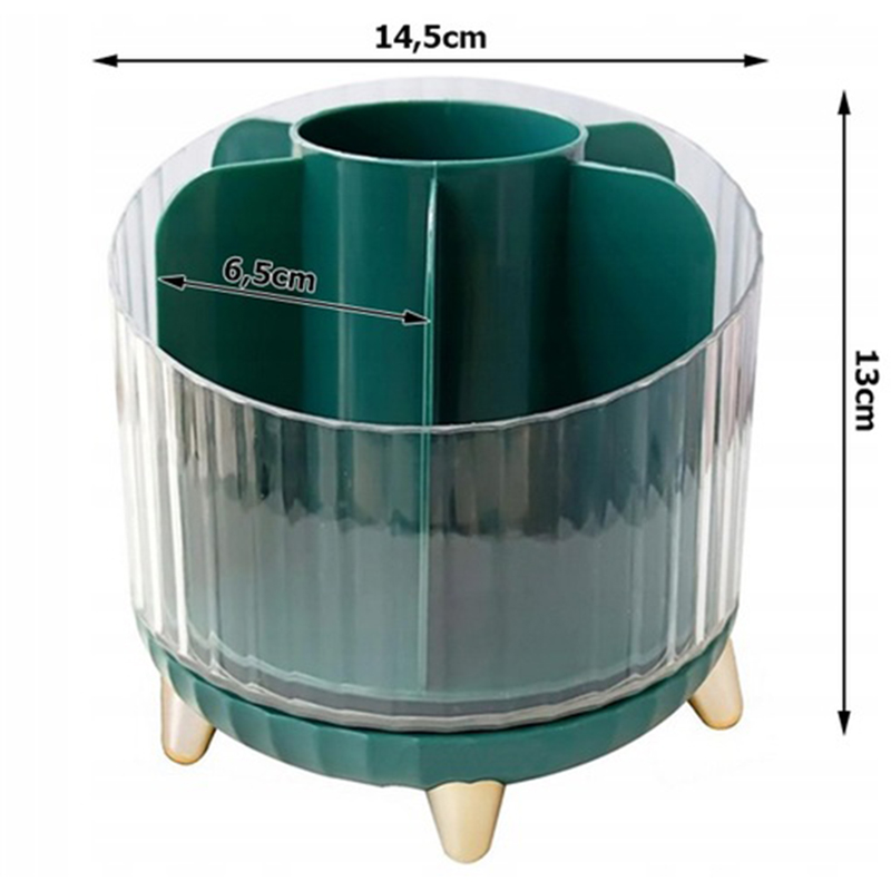 Otočný organizér na kozmetiku