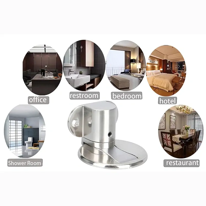 Magnetická zarážka dverí strieborná