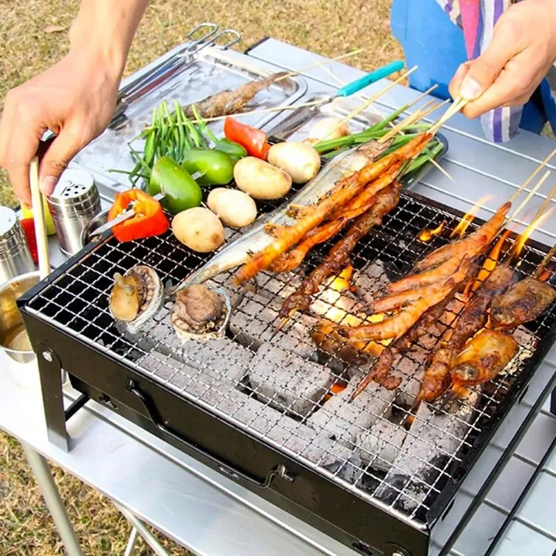 Prenosný gril turistický 35x27cm