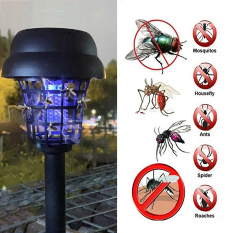 Solárna lampa s odpudzovačom hmyzu