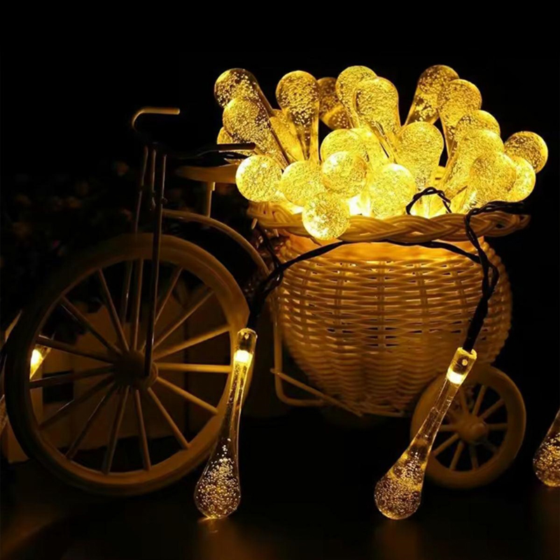 Záhradná solárna girlanda 100LED 10m
