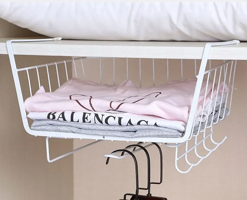 Závesný kovový organizér s držiakom na papierovú rolku 28 x 25 x 19cm