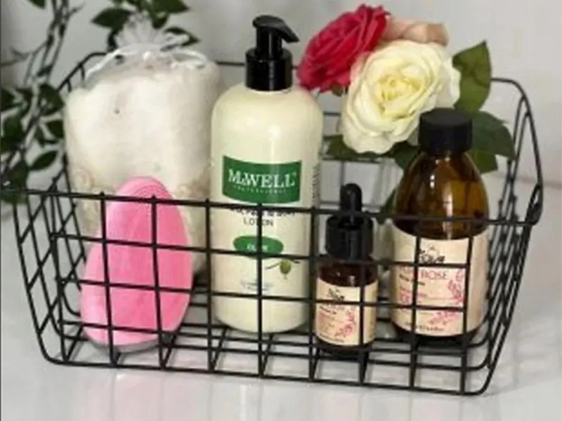 Kovový košík 28 x 22 x 12cm