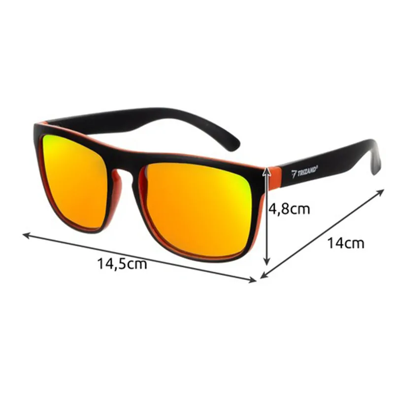 Polarizačné slnečné okuliare Trizand oranžové UV400