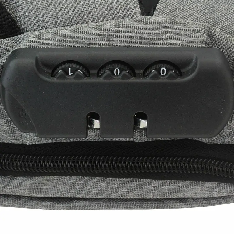 Vodeodolný batoh na laptop so zámkom čierny