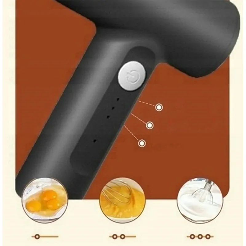 Bezdrôtový elektrický kuchynský šľahač 15W