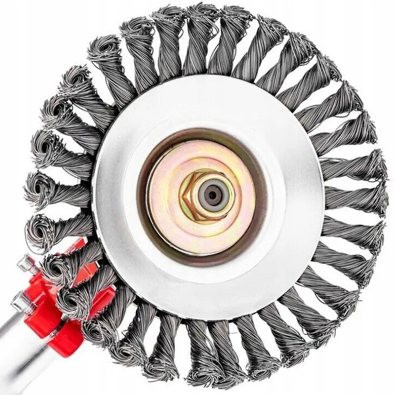 Drôtená oceľová kefa na krovinorez 200mm