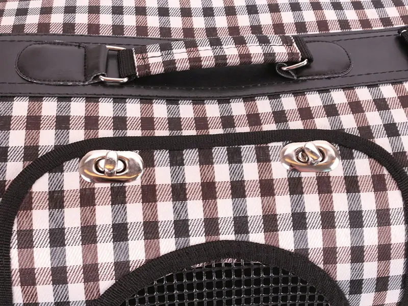 Transportná taška pre zviera biela