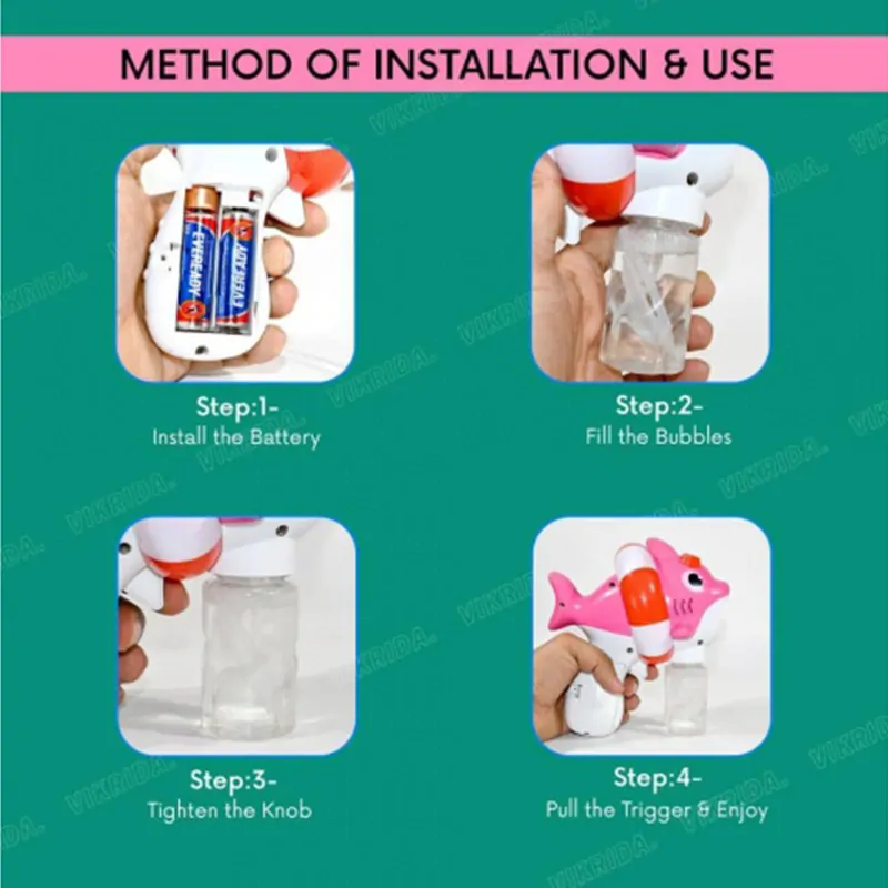 Pištoľ na tvorenie bublín