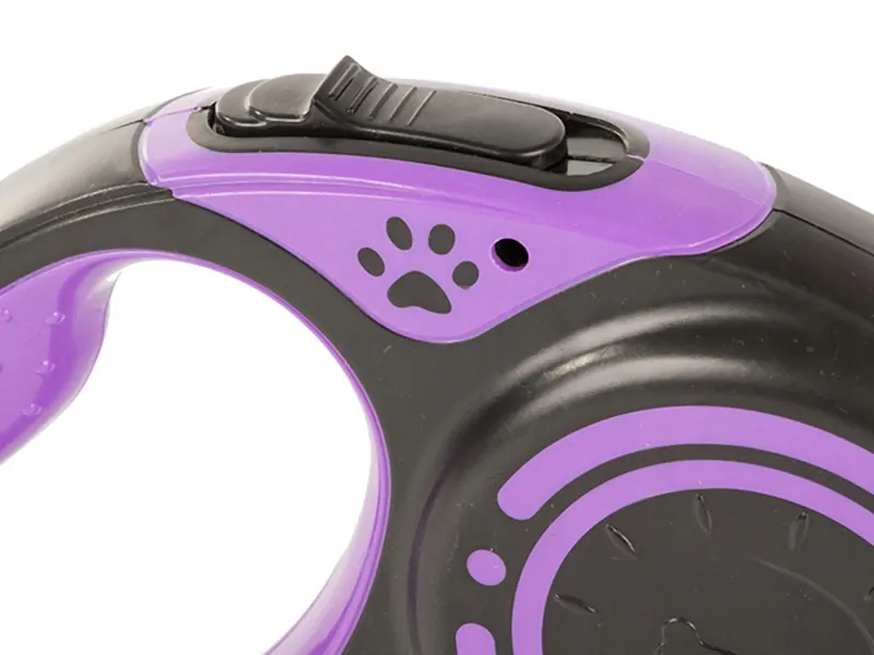 Vodítko pre psa 5m do 15kg fialové