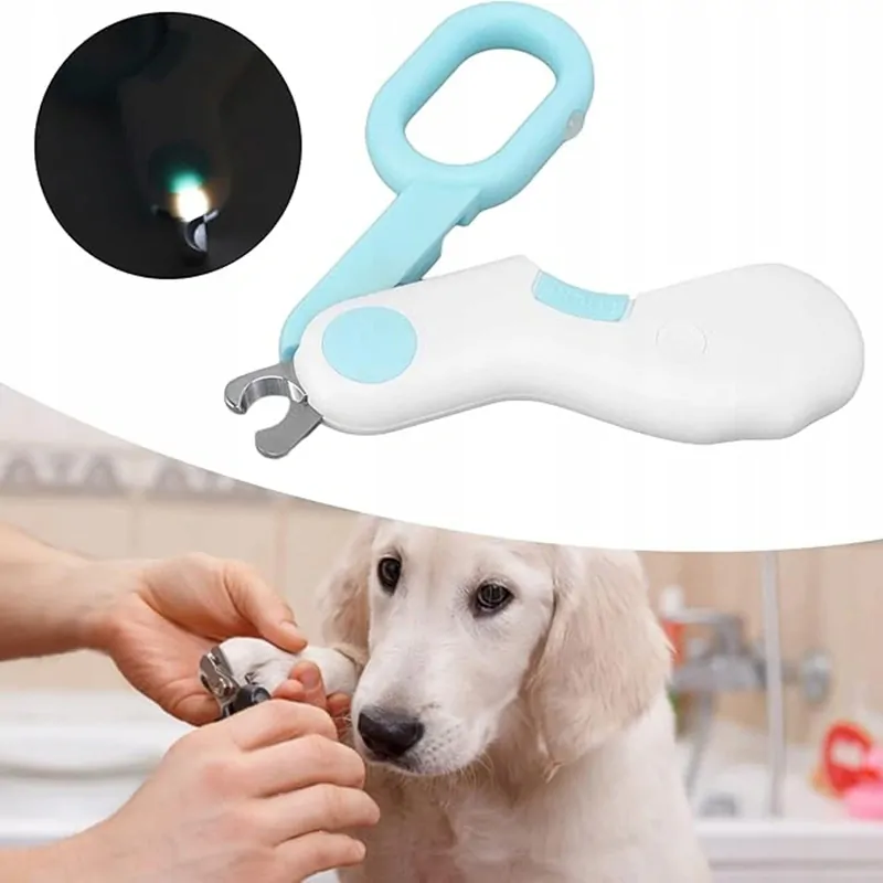 Kliešte na pazúry pre psa a mačku s LED svetlom