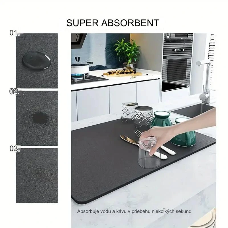 Silikónová kuchynská pracovná podložka 29x39cm