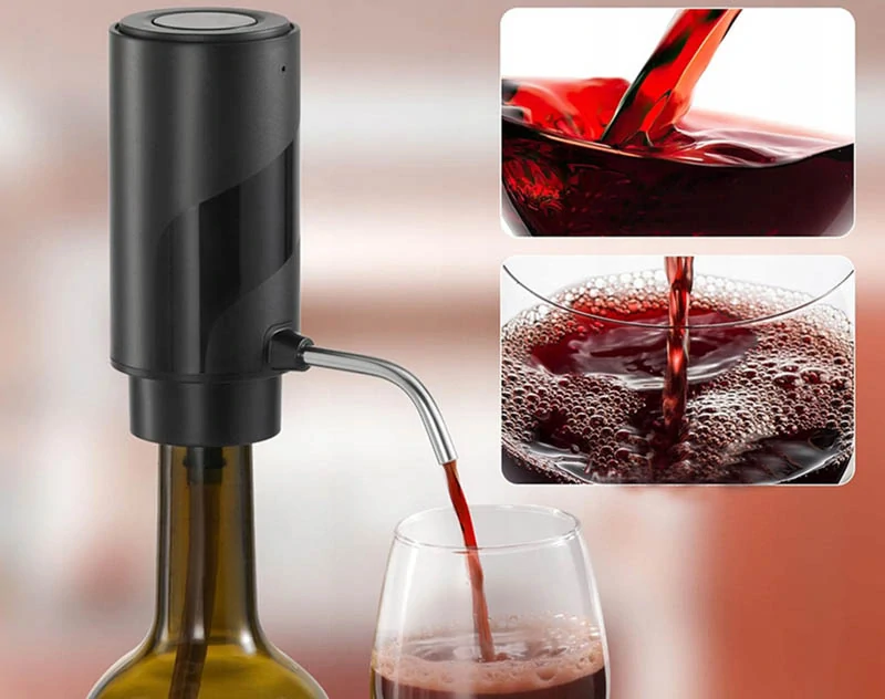 Elektrický dávkovač na víno s prevzdušňovaním