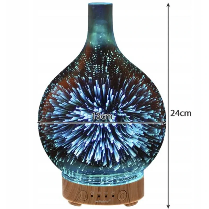 Ultrazvukový zvlhčovač vzduchu aromaterapia s LED podsvietením